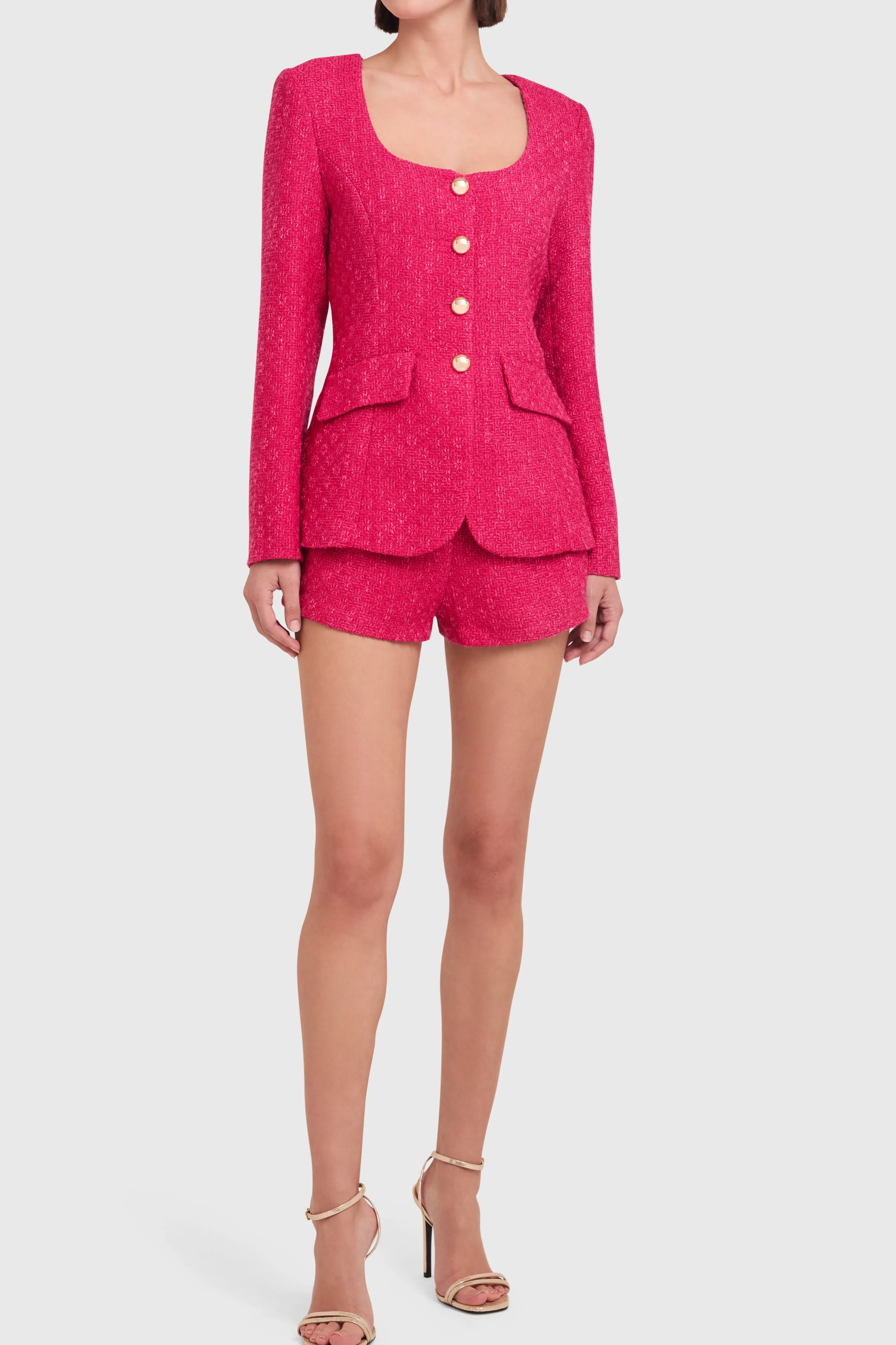 Amanda Uprichard Long Sleeve Kya Romper