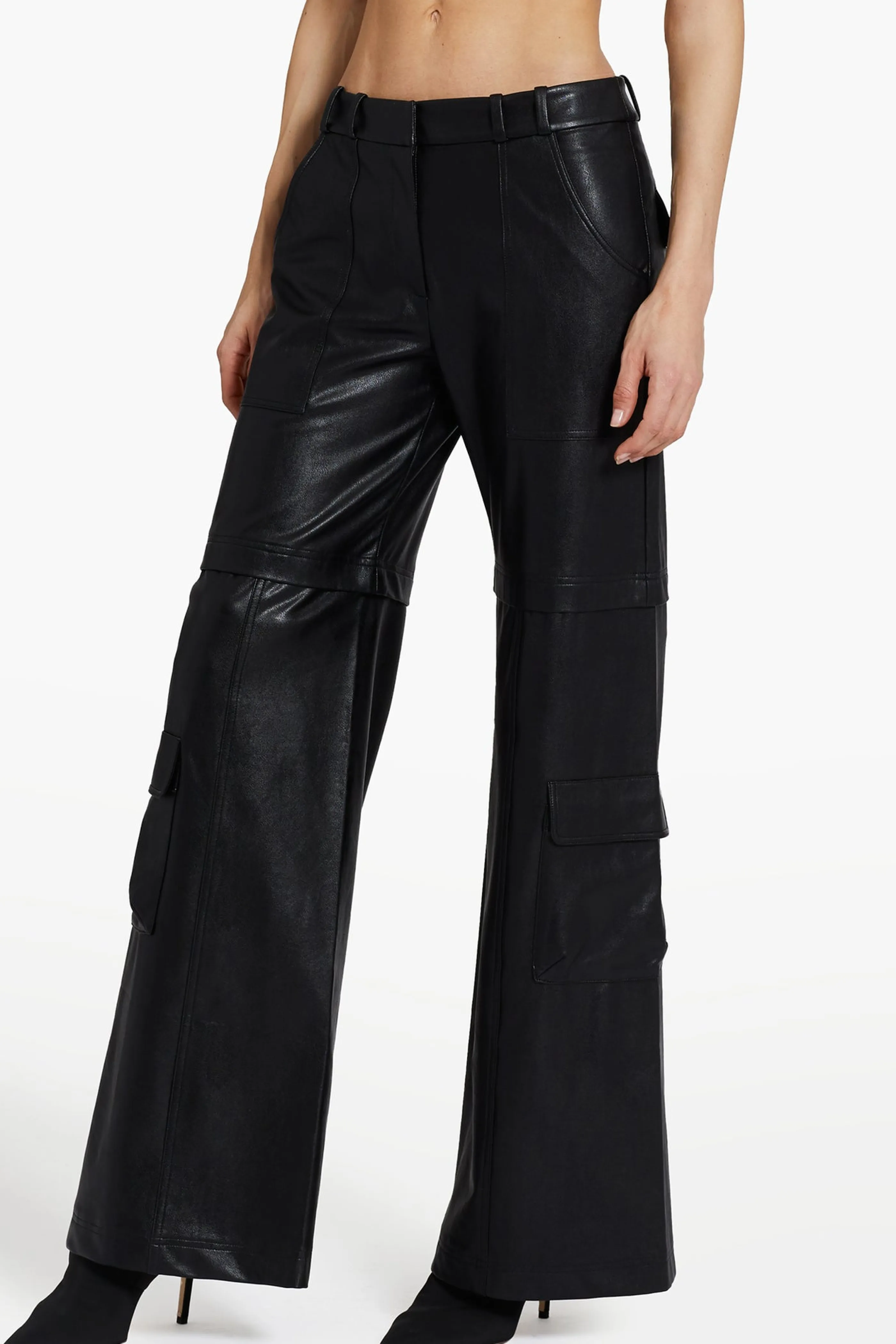 Amanda Uprichard Lucas Pants in Faux Leather