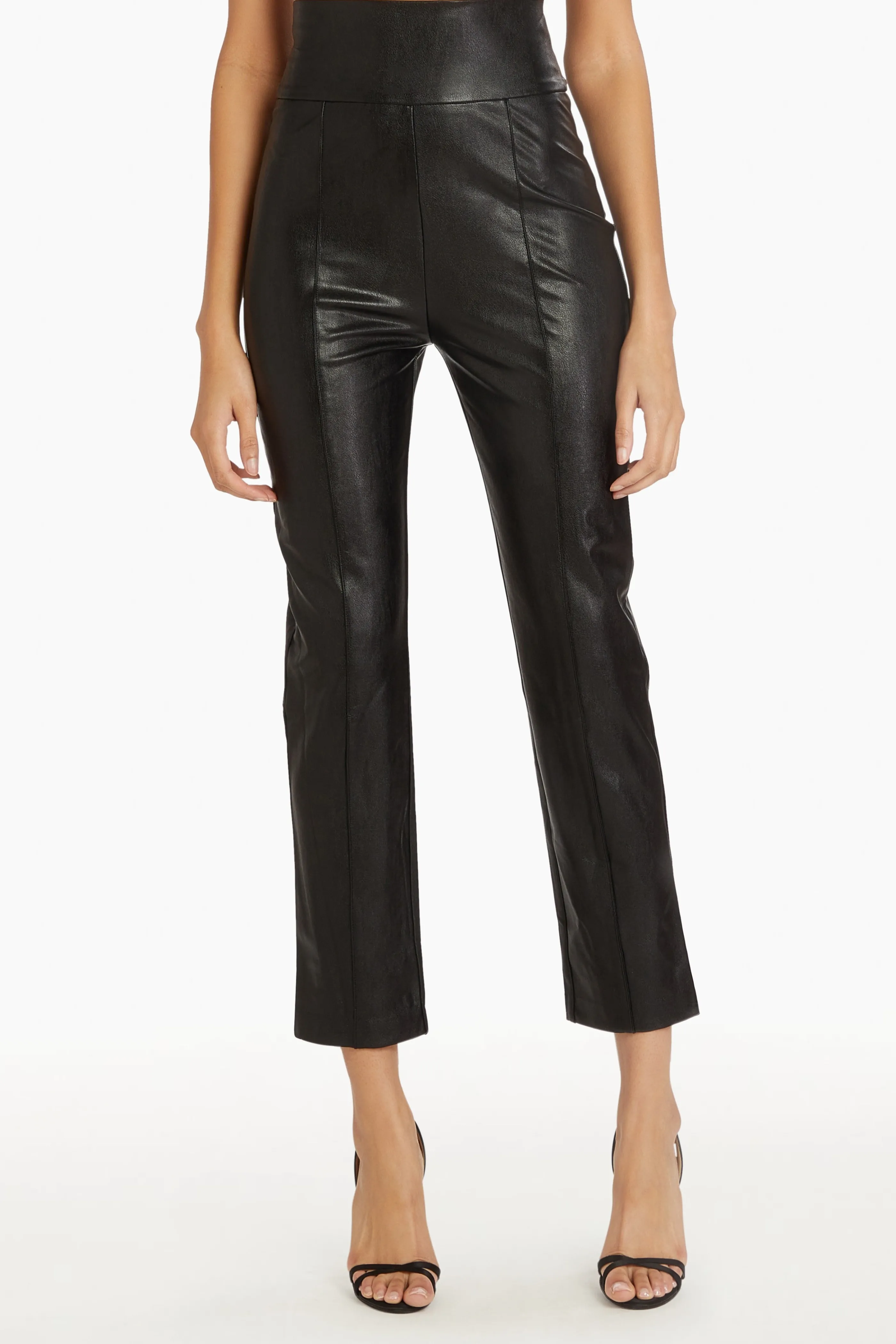 Amanda Uprichard Romana Pants in Faux Leather