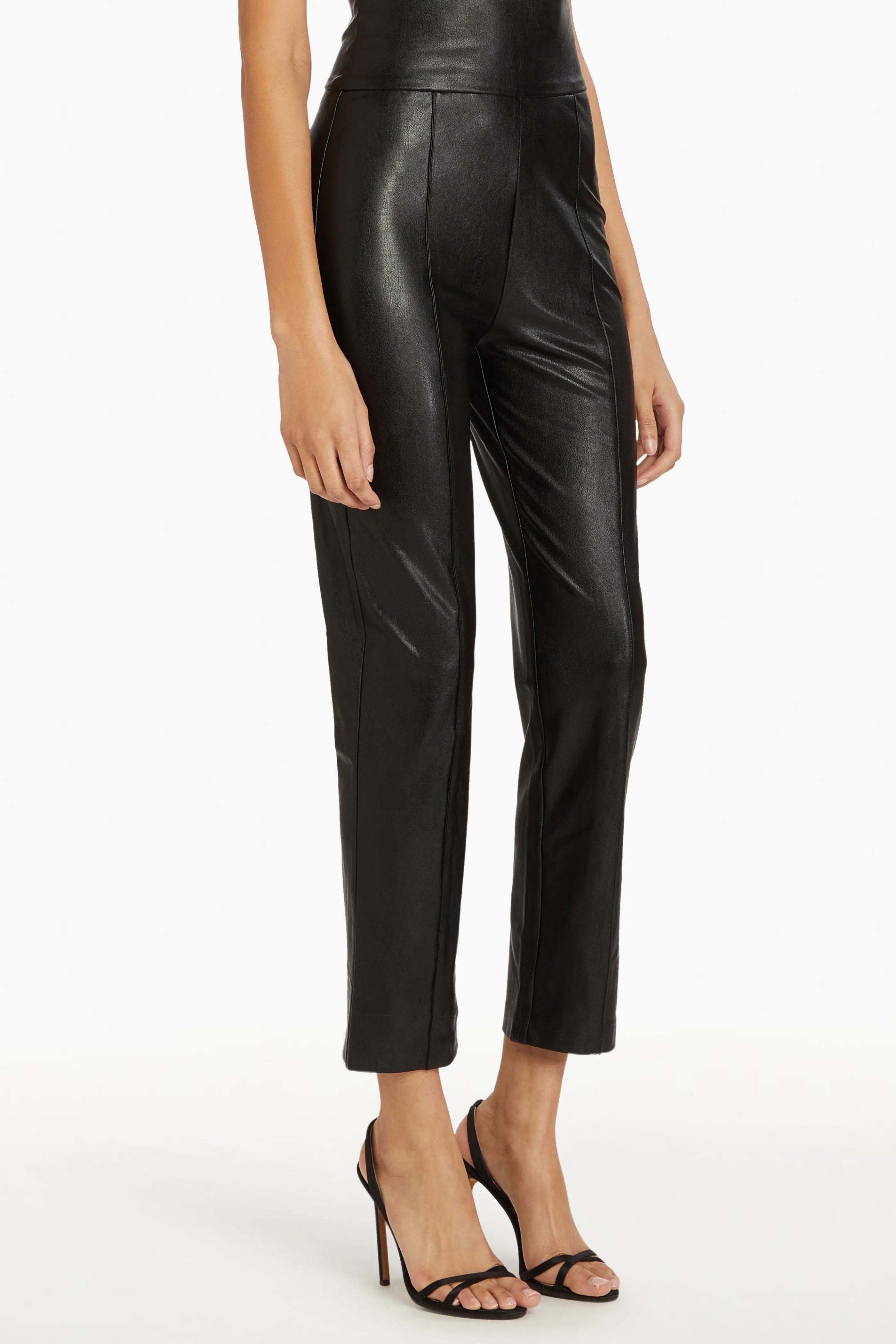 Amanda Uprichard Romana Pants in Faux Leather