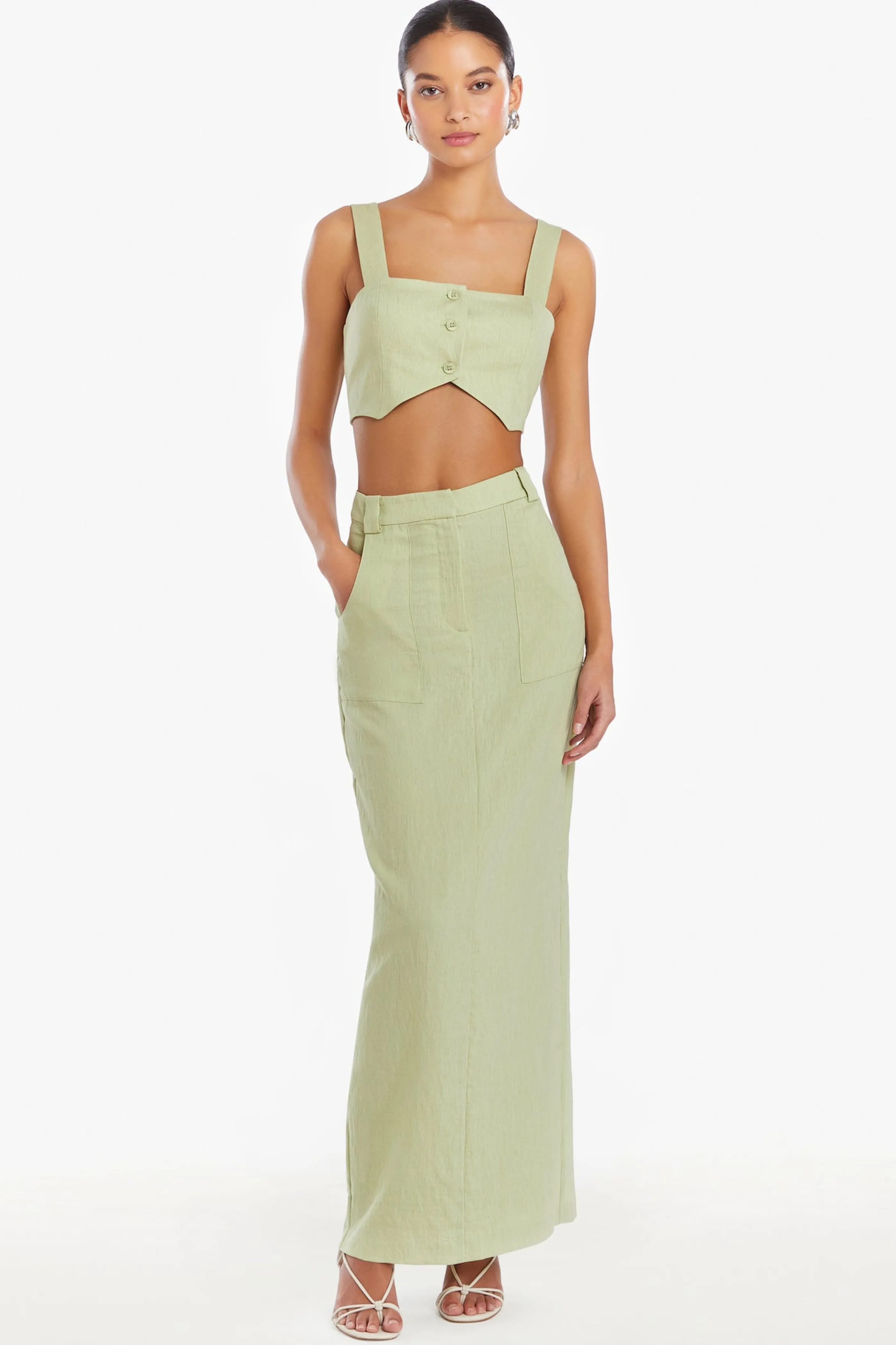 Amanda Uprichard Royston Crop Top