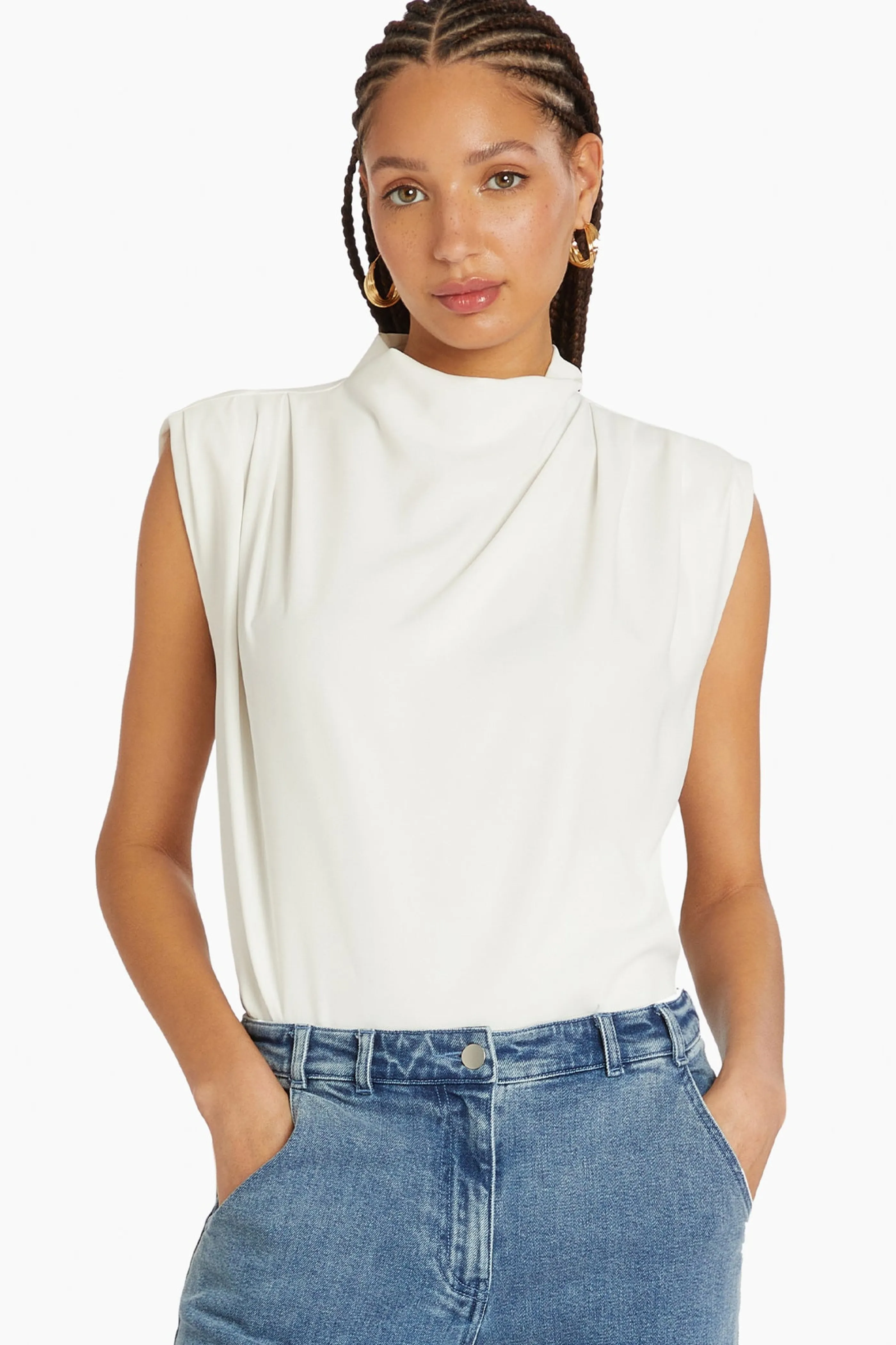 Amanda Uprichard Sleeveless Fabienne Top