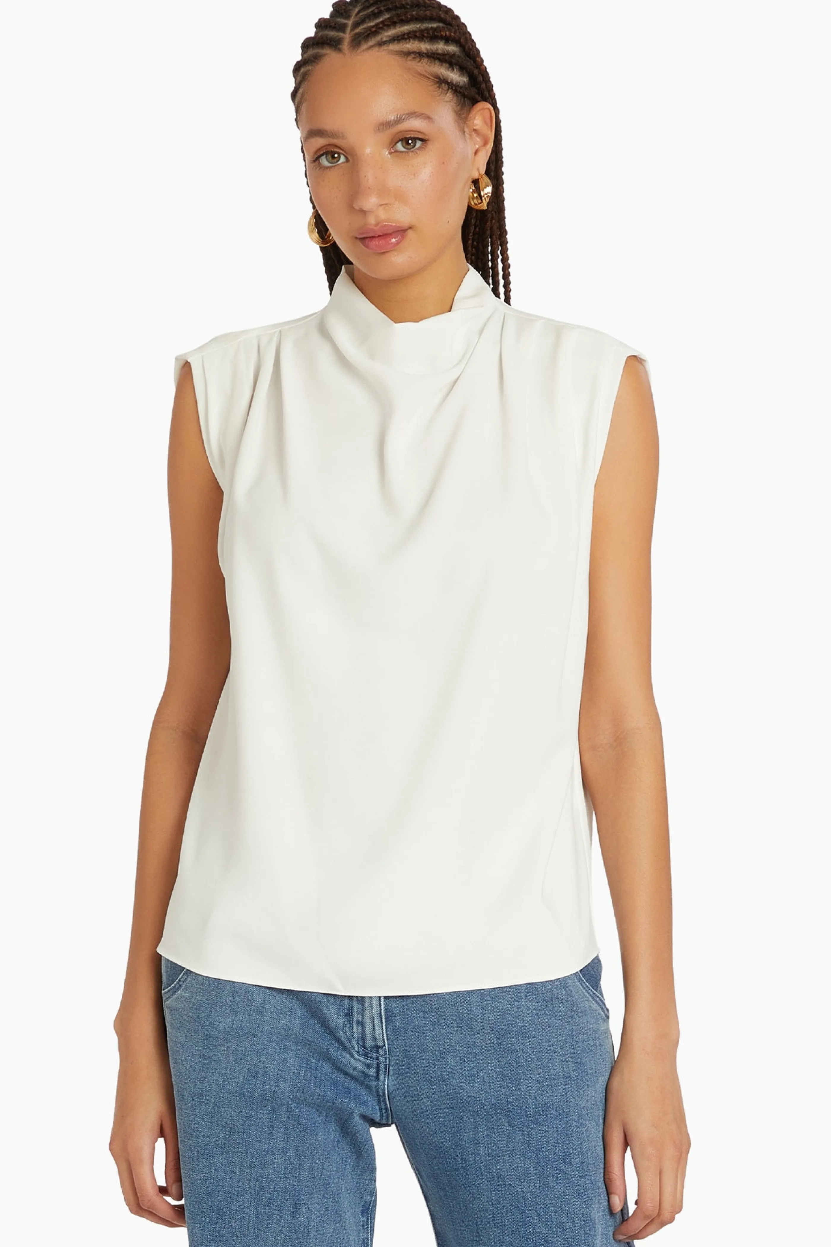 Amanda Uprichard Sleeveless Fabienne Top