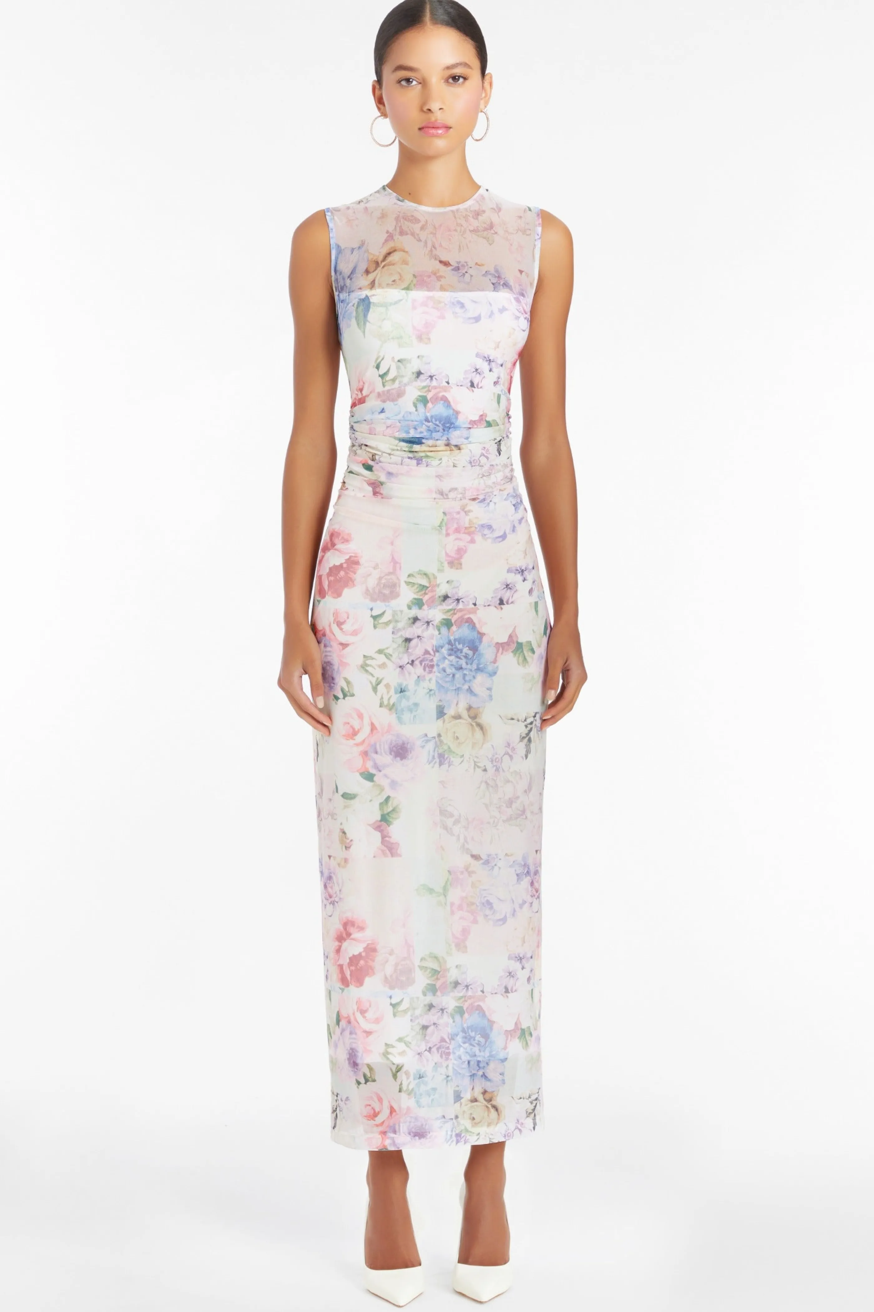 Amanda Uprichard Sleeveless Lyle Midi Dress