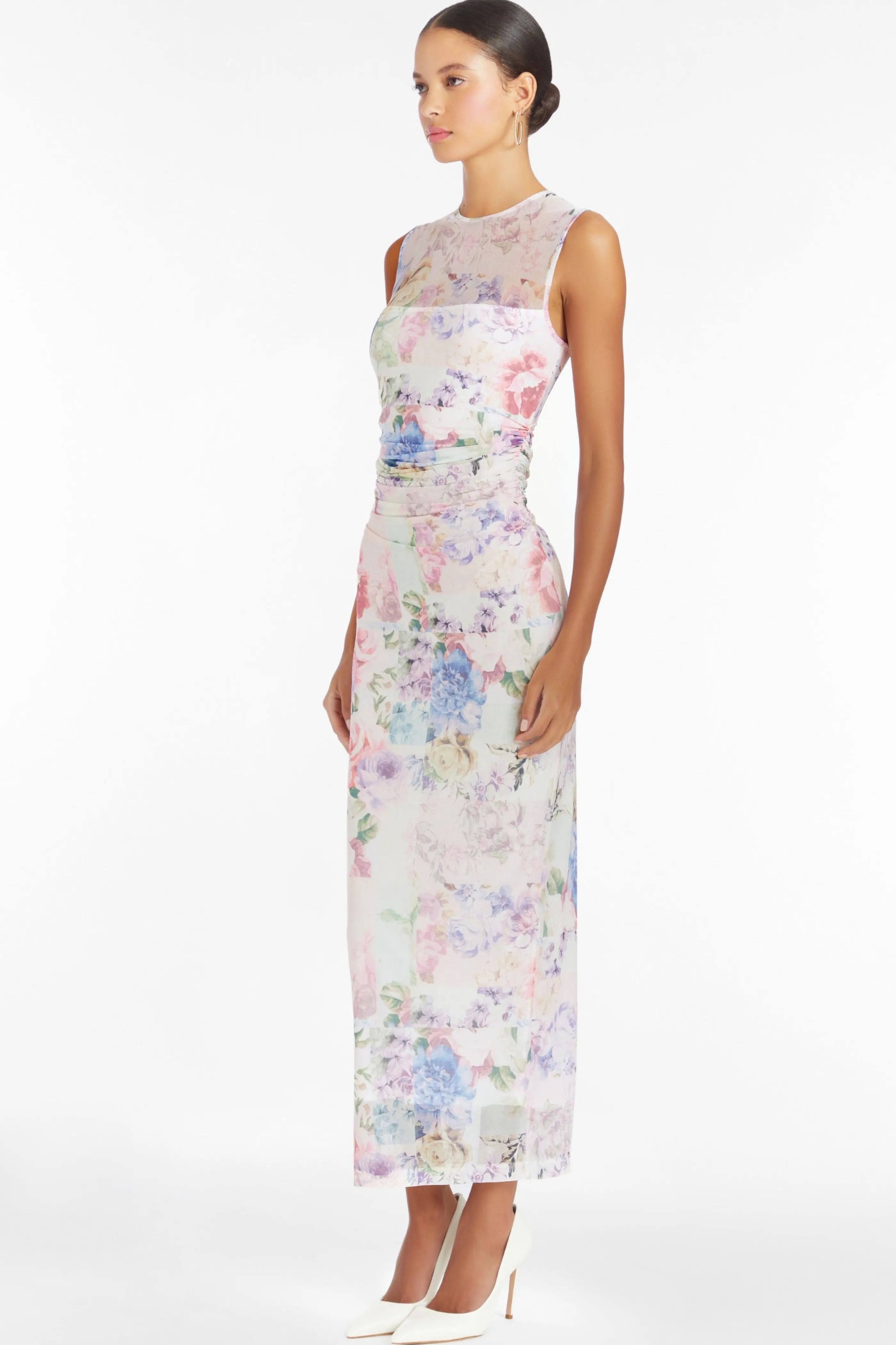 Amanda Uprichard Sleeveless Lyle Midi Dress