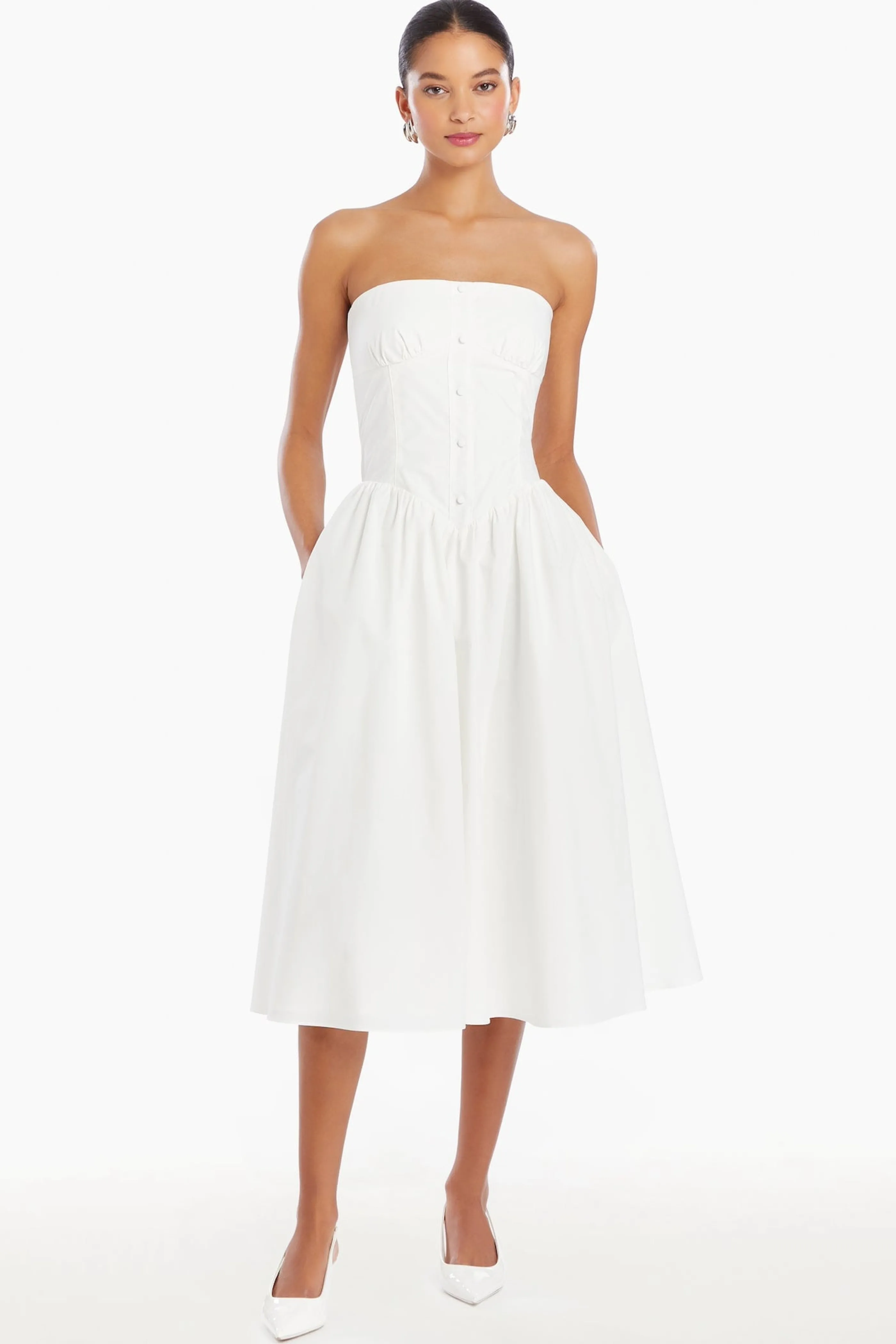 Amanda Uprichard Strapless Holland Dress